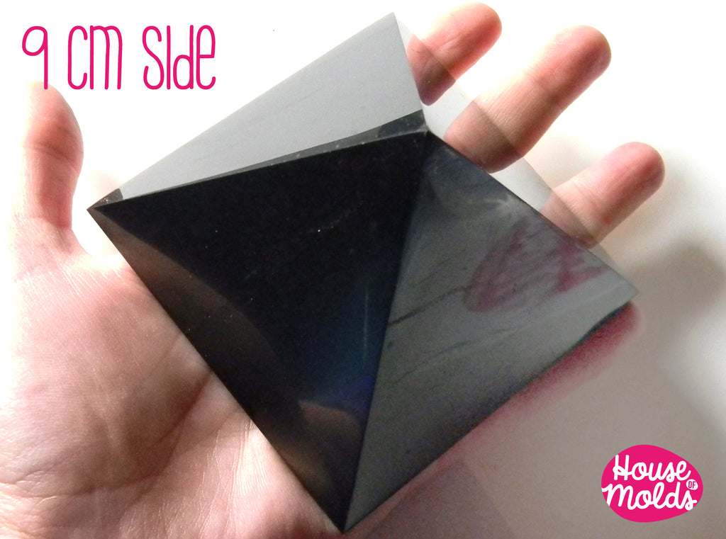 9 cm x side Big Pyramid ,Mold for 3D Pyramid- from house of molds