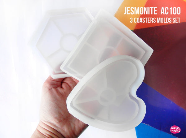 Jesmonite AC100 + Oval Tray Mould Set : Non Toxic Water Based