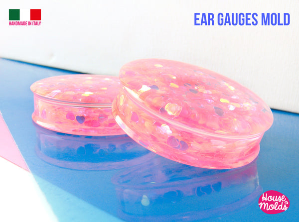 Resin ear gauge molds sales