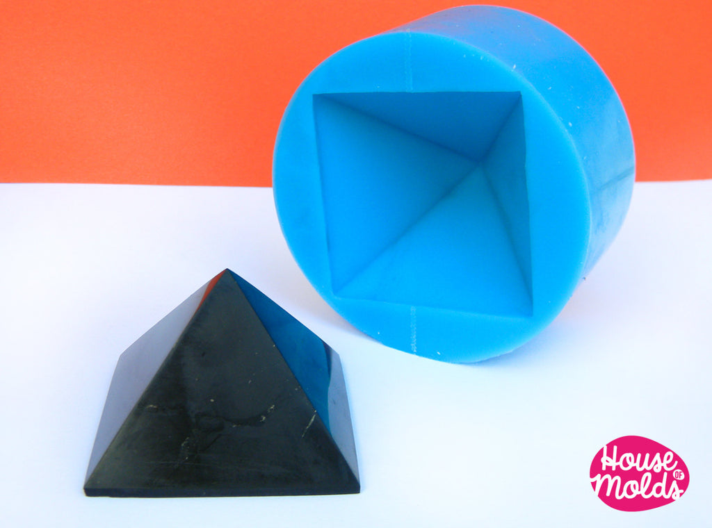 3 cm x side Pyramid ,Mold for 3D Pyramid- from house of molds