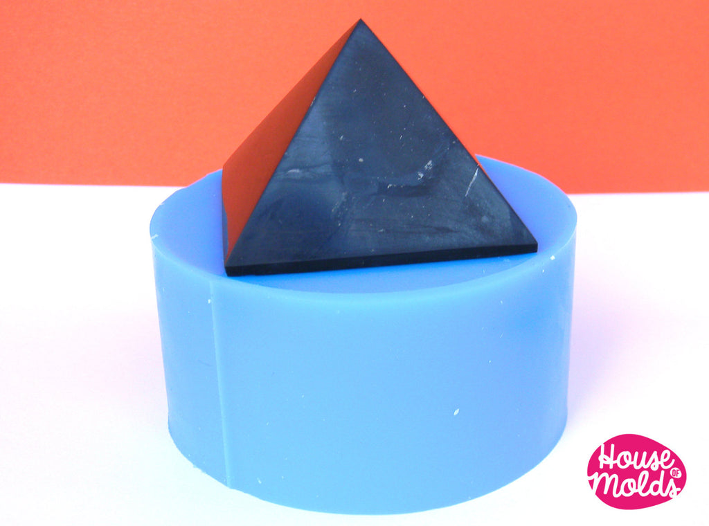 5 cm x side Pyramid ,Mold for 3D Pyramid- from house of molds