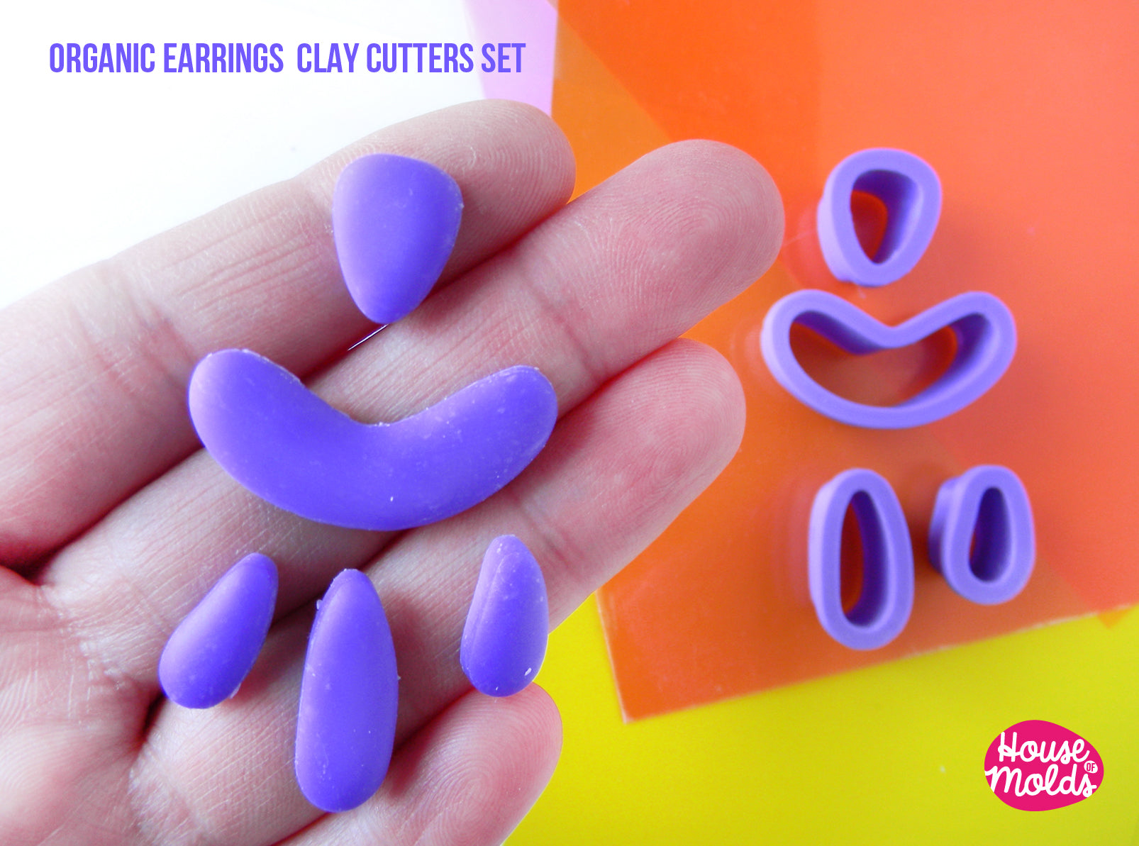 HALF DAISY CLAY CUTTER - BIOBASED PLA - CLEAN CUT EDGES – House Of Molds