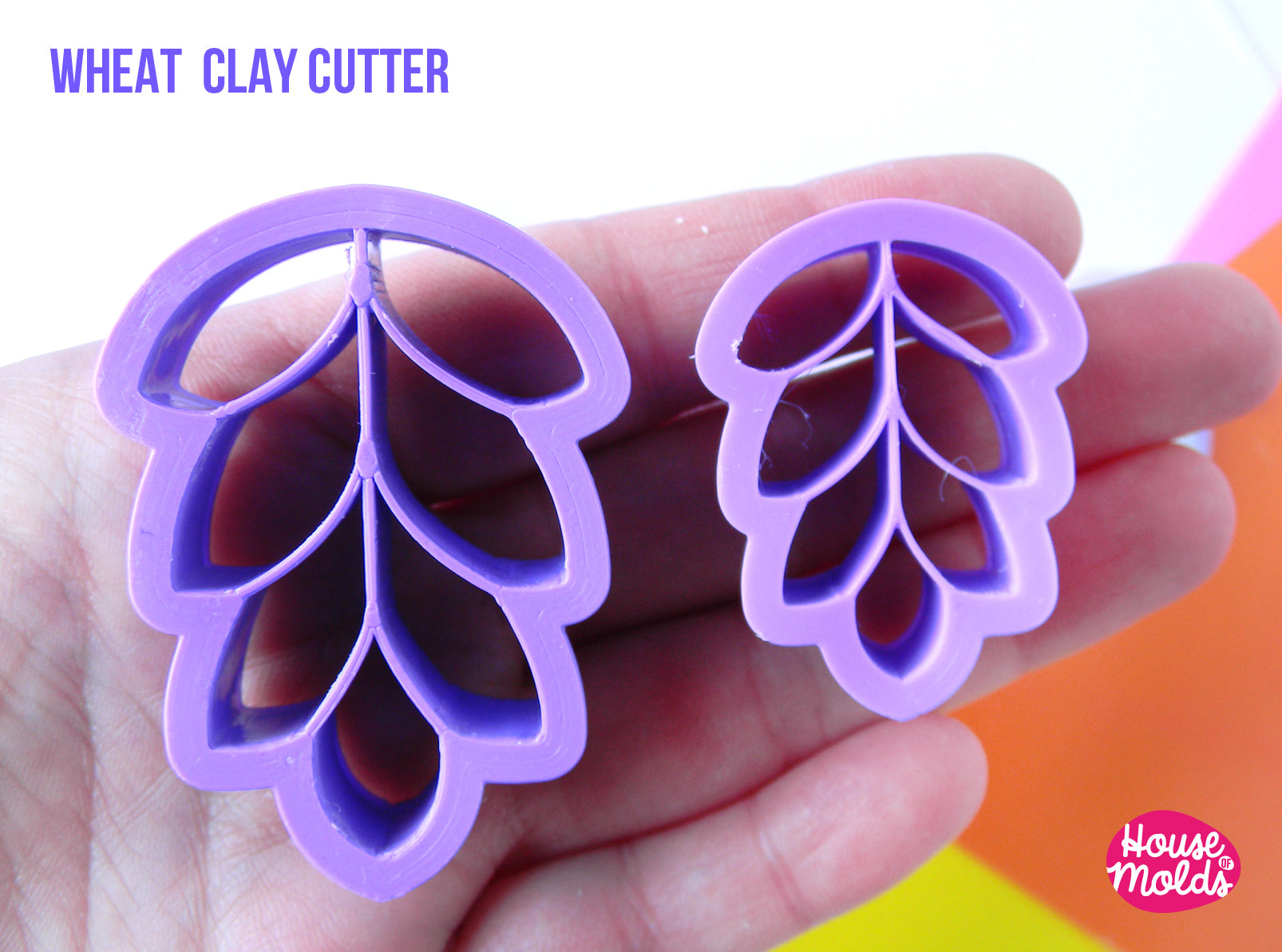 WHEAT SHAPE CLAY CUTTER - BIOBASED PLA - CLEAN CUT EDGES - House of Mo –  House Of Molds