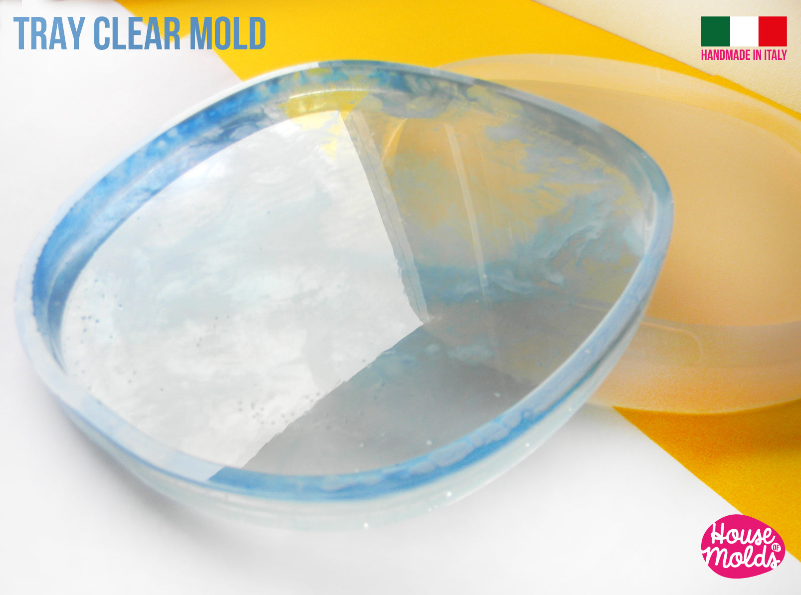 Organic Shape Tray Clear Mold - modern tray mold - 18 cm diameter -sup –  House Of Molds