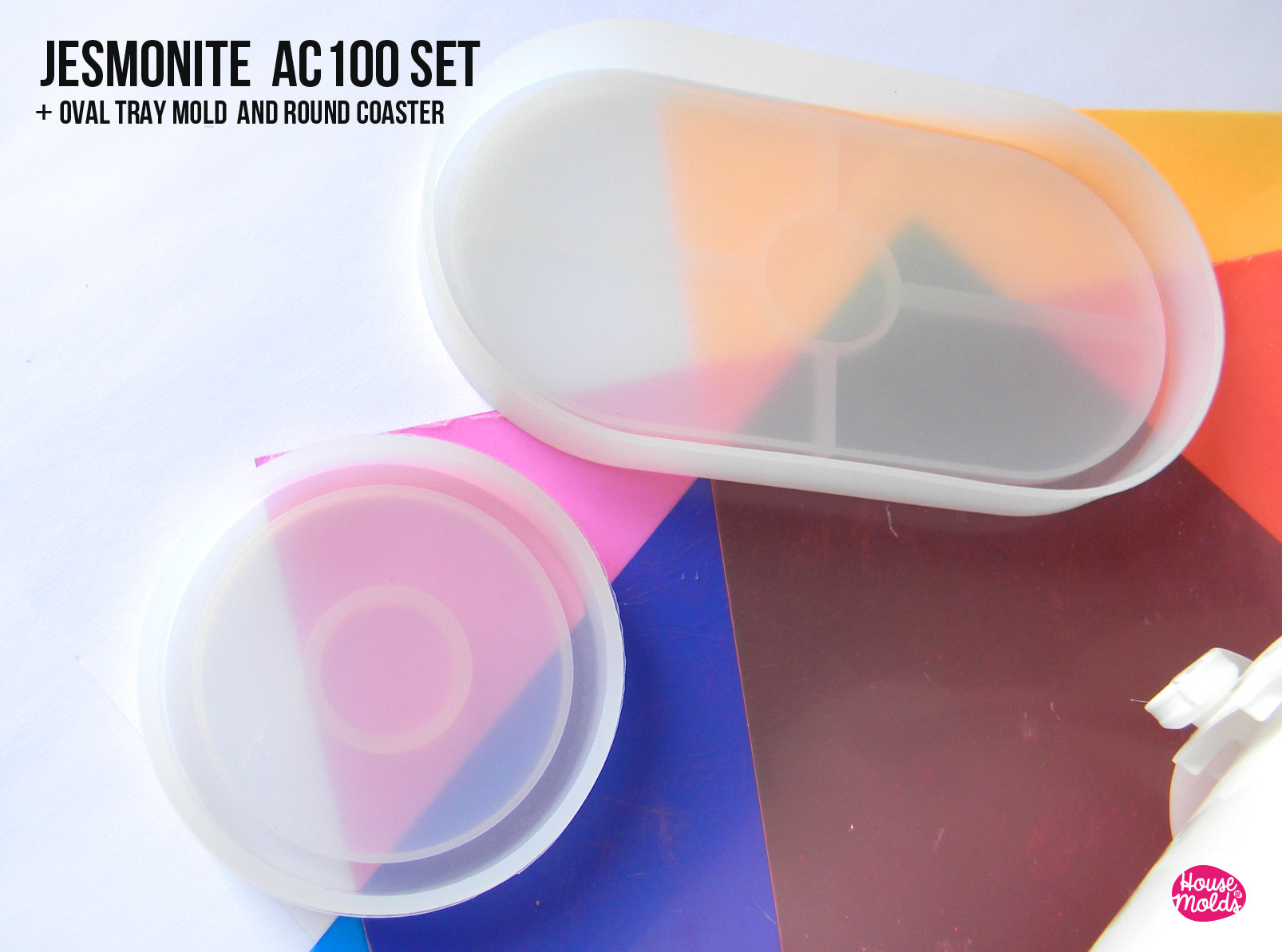 Jesmonite AC100 + Oval Tray Mould Set : Non Toxic Water Based Resin Fo –  House Of Molds