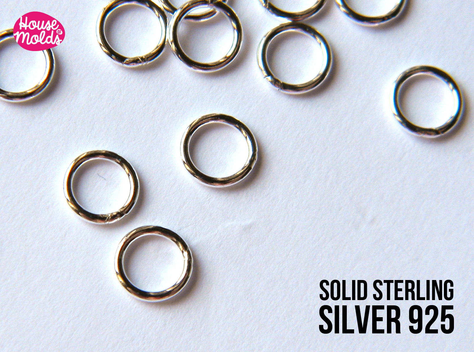 37-295-540 Sterling Silver Jump Ring, Round - 4mm, 19.5-gauge - Rings &  Things