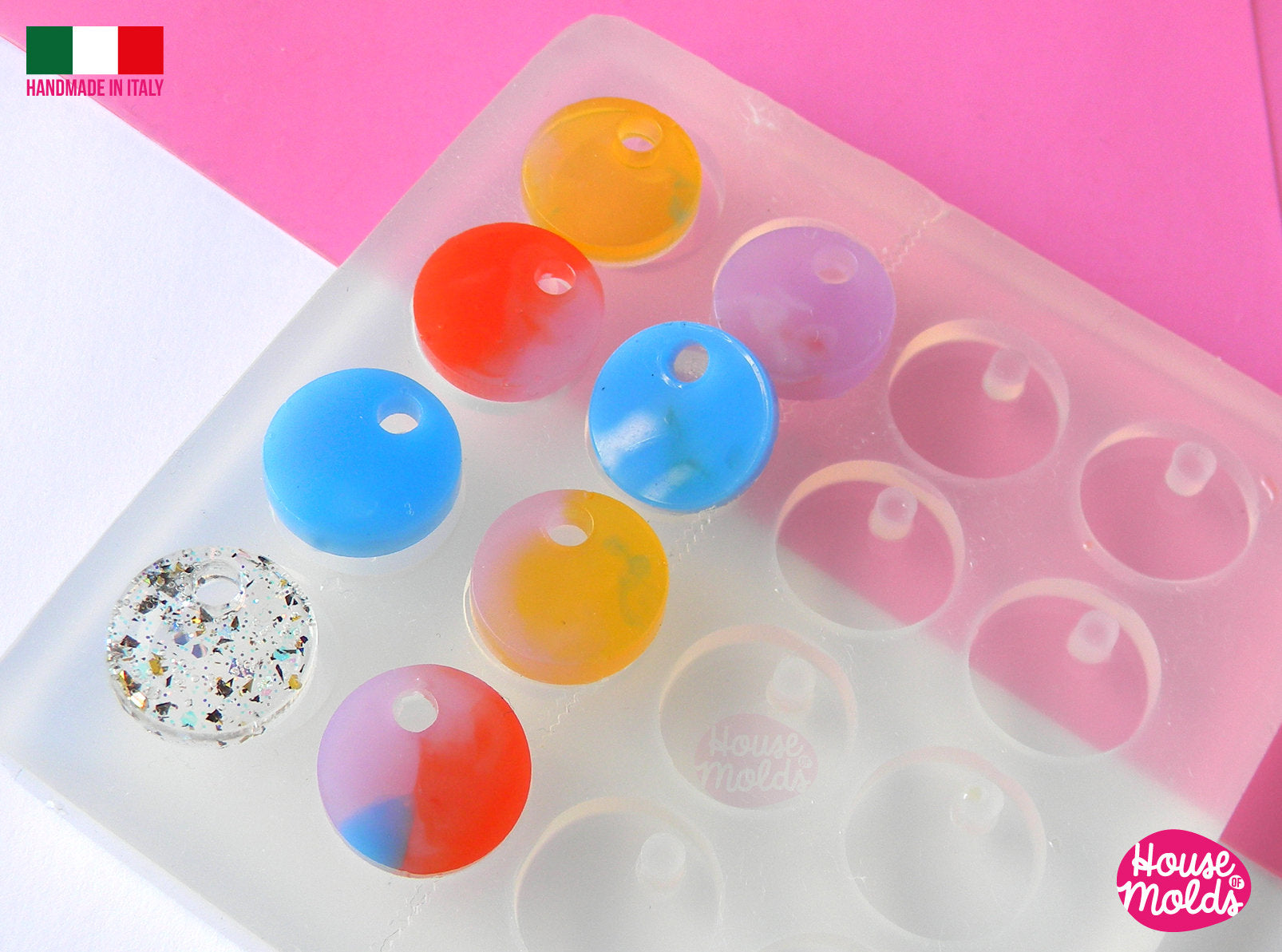 Round Beads Silicone Mould, Round Beads No Holes Earring Epoxy