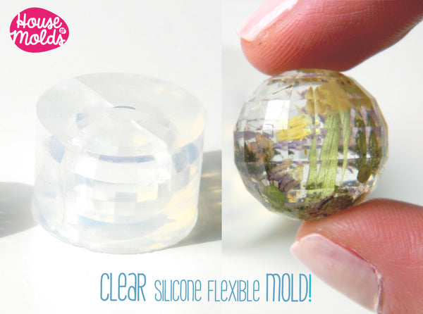 20 mm spheres 2 Clear Molds - super shiny - house of mold – House