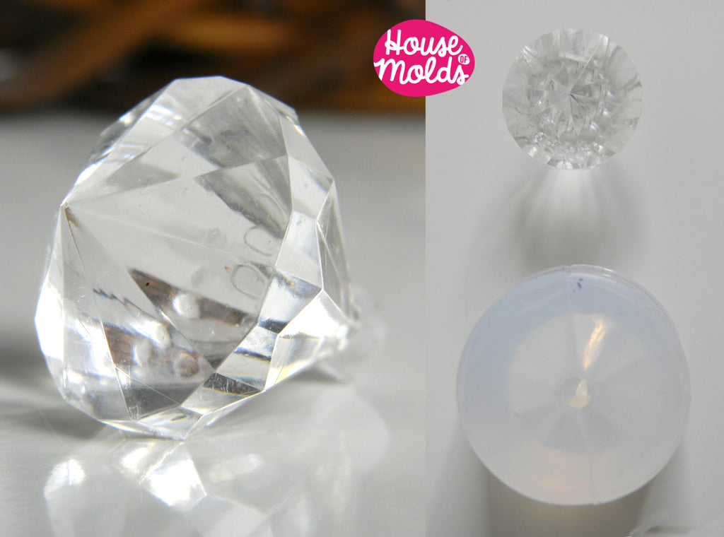 Clear Mold for Diamond 3D Pendant ,Mold for resin accessories or home decorations