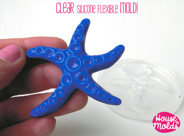 Big Sea star Pendant Clear Mold-mold for resin super shiny -house of molds