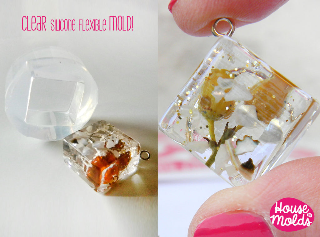 Dream Drop 3D Clear Silicone Mold - HOUSE OF MOLDS- pendant mold for r –  House Of Molds